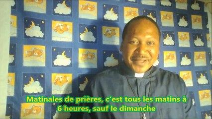 MATINALE DE PRIERE DU 14 AOUT 2014