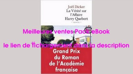 la vérité sur l’affaire harry quebert pdf/epub télécharger