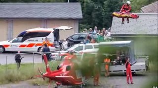 Breaking News-Swiss Train Derails in 'Serious Accident' Report _ BREAKING NEWS - 13 AUG 2014