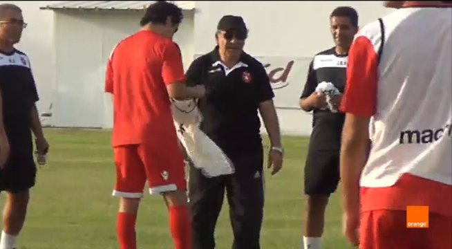 أول حصة تدريبية لفوزي البنزرتي مع النجم
