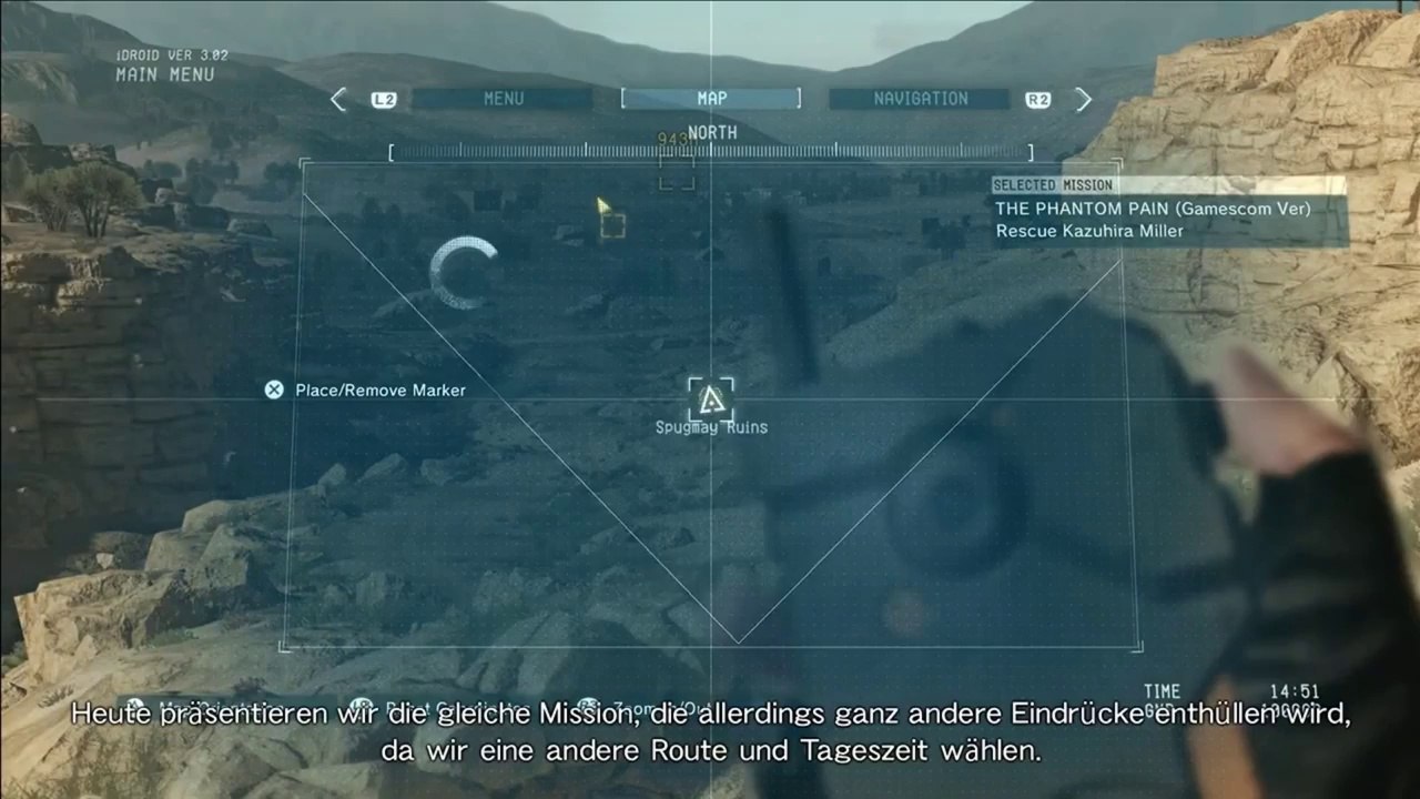 Metal Gear Solid V - The phantom pain video dalla demo Gamescom 2014