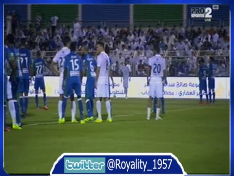 هدف الهلال الأول على الشعله عن طريق نيفيز || #دوري_عبداللطيف_جميل 2014