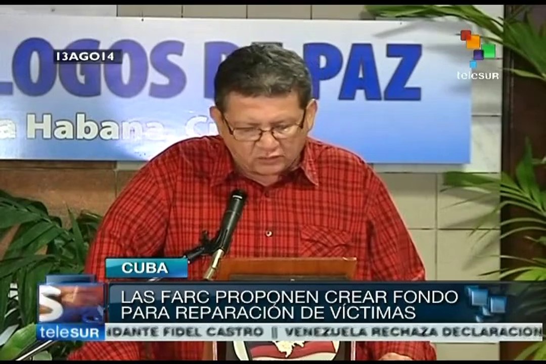 Durante diálogos, FARC-EP abogan por reparación económica a víctimas