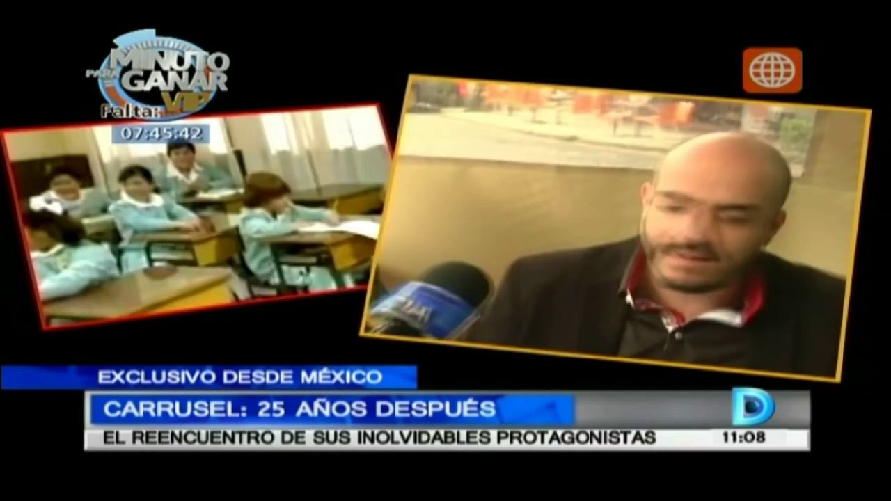 Se reúne el Carrusel de Niños: Jaime Palillo, Cirilo, Marcelina, Abraham y Laurita