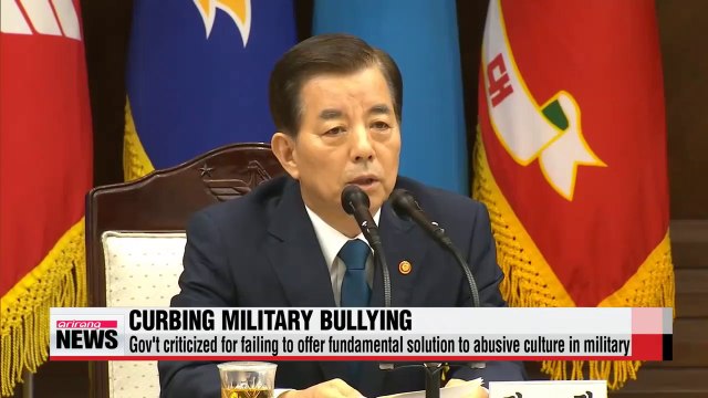 Gov't plans to curb military bullying come under fire