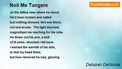 Deborah DeNicola - Noli Me Tangere