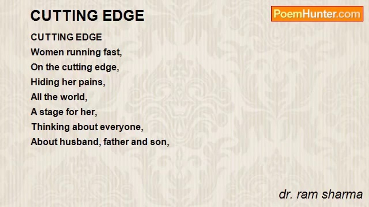 dr. ram sharma - CUTTING EDGE