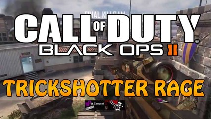 Angry Trickshotter Insane Rage Reaction (Black Ops 2 Trickshotter Rage)