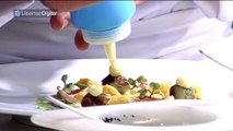 En la cocina del restaurante Sergi Arola-Gastro, con Sergi Arola Martínez