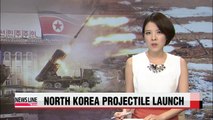 North Korea fires 3 artillery rockets into East Sea