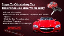 How Do I Get Weekly Car Insurance Cover - Weekly Car Insurance For 17 Years Old Drivers