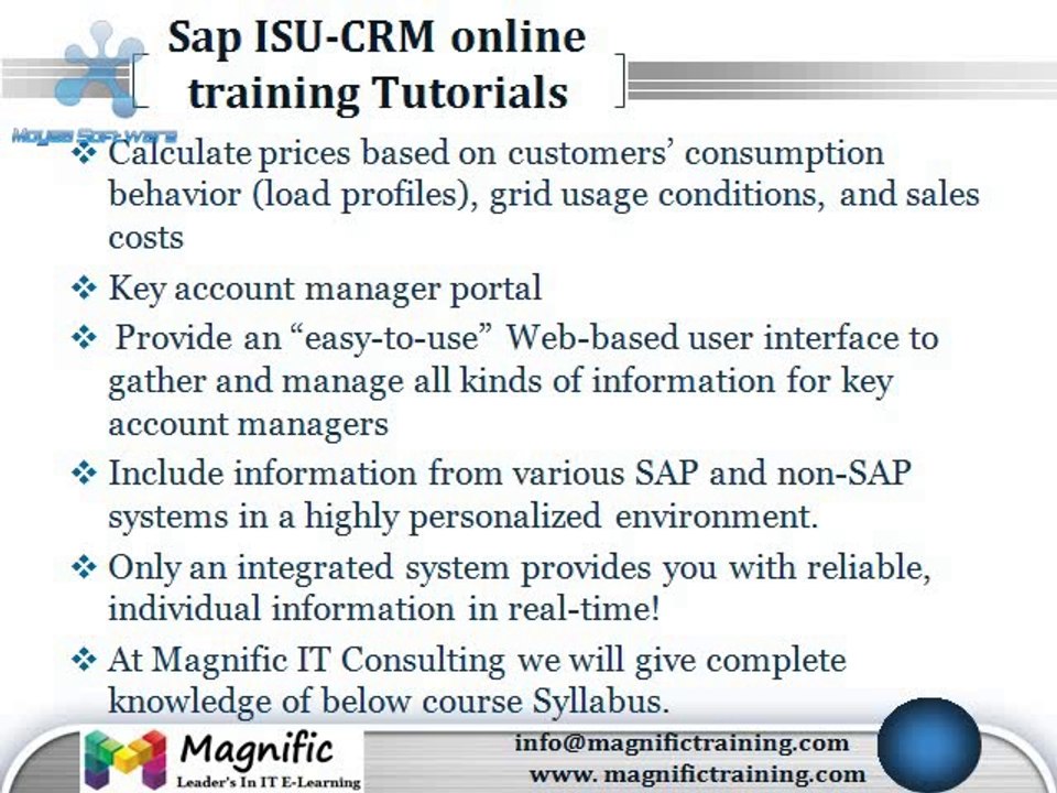 SAP ISU-CRM ONLINE Training