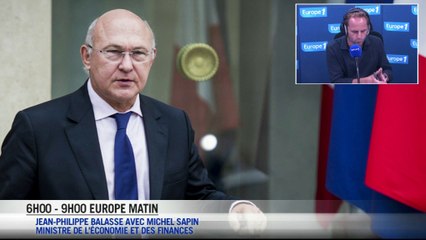 Sapin : "La réalité est beaucoup moins bonne que prévu"