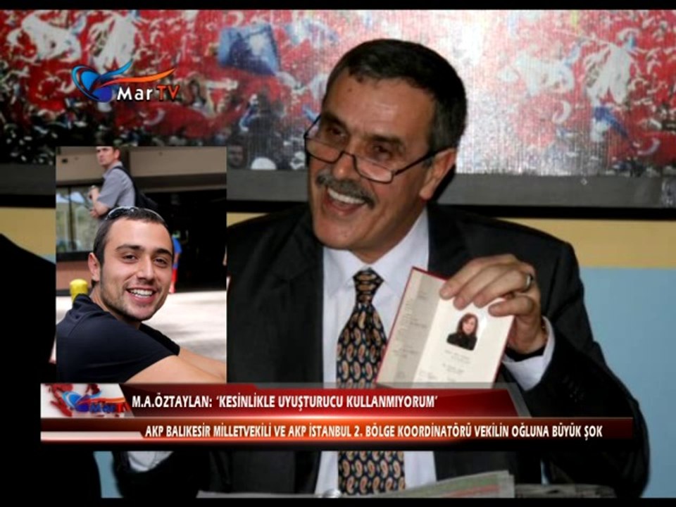 M.A.ÖZTAYLAN ''KESİNLİKLE UYUŞTURUCU KULLANMIYORUM''
