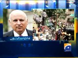 Governor Punjab on Long Marches-14 Aug 2014
