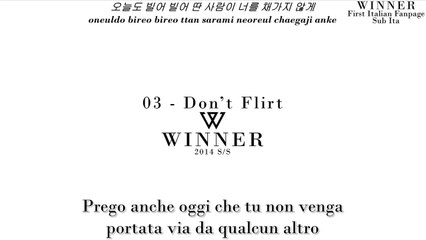 Winner - Don't Flirt [SUB ITA - HANG - ROM]