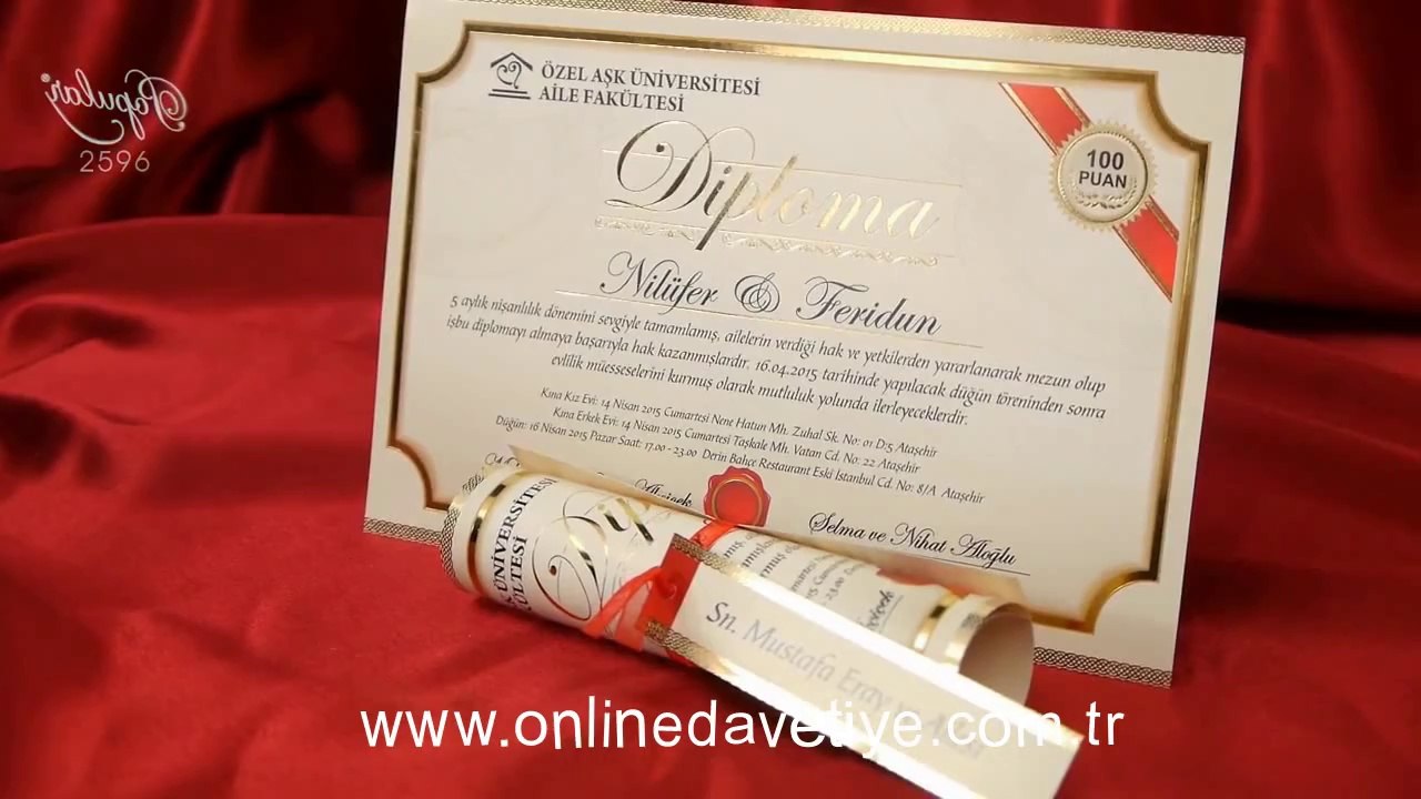 Ebru Davetiye 2596 Montaj - onlinedavetiye.com.tr