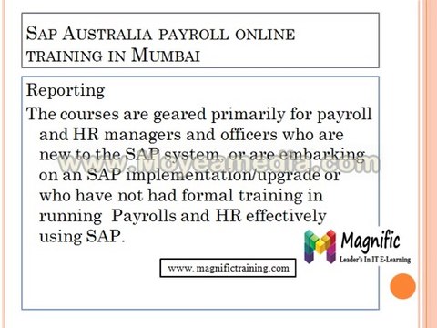 sap Australia payroll online training in sweden,denmark,india,uk,usa