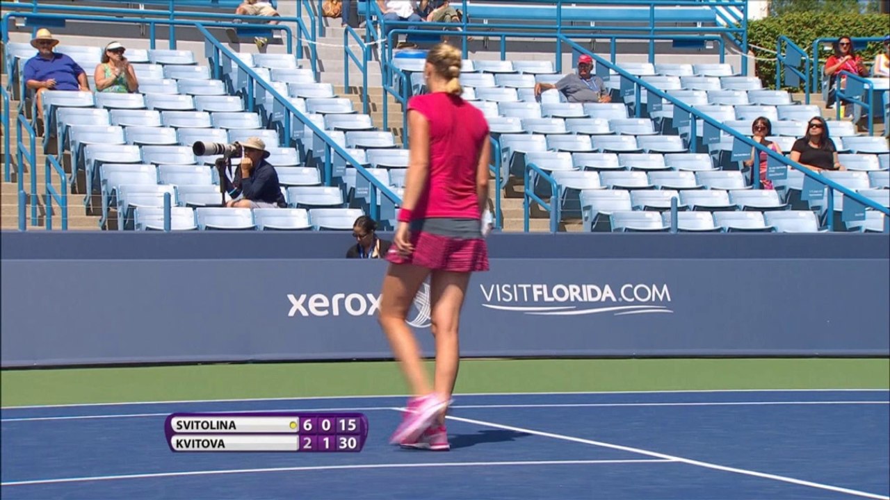 Cincinnati: Svitolinas Coup gegen Kvitova