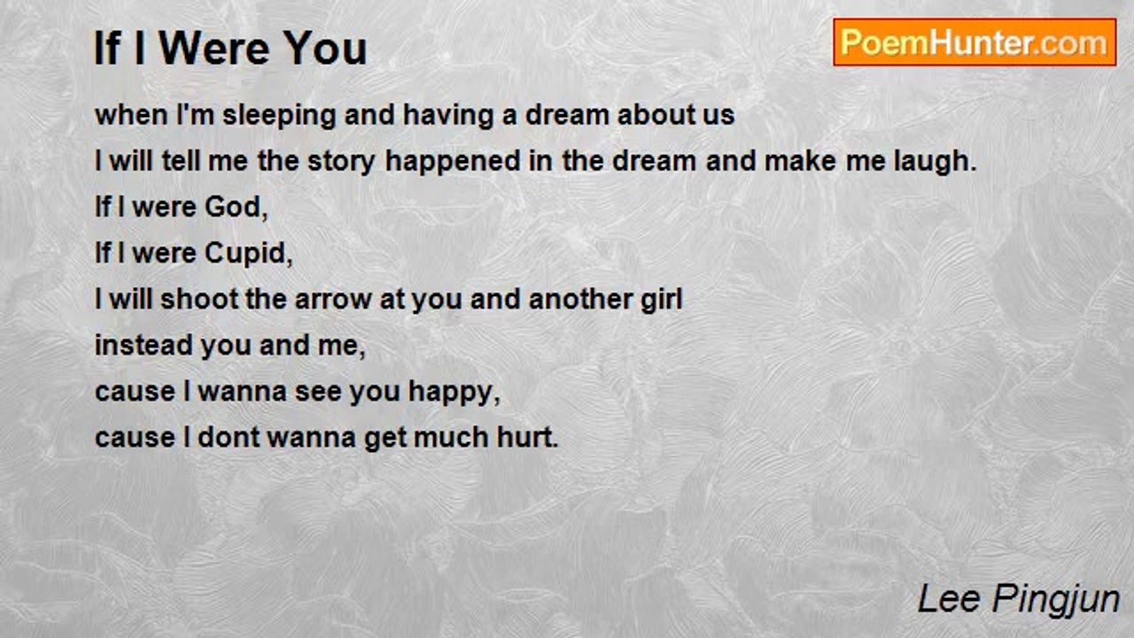 Lee Pingjun - If I Were You