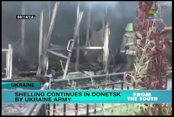 Download Video: Ukrainian army continues shelling in Donetsk