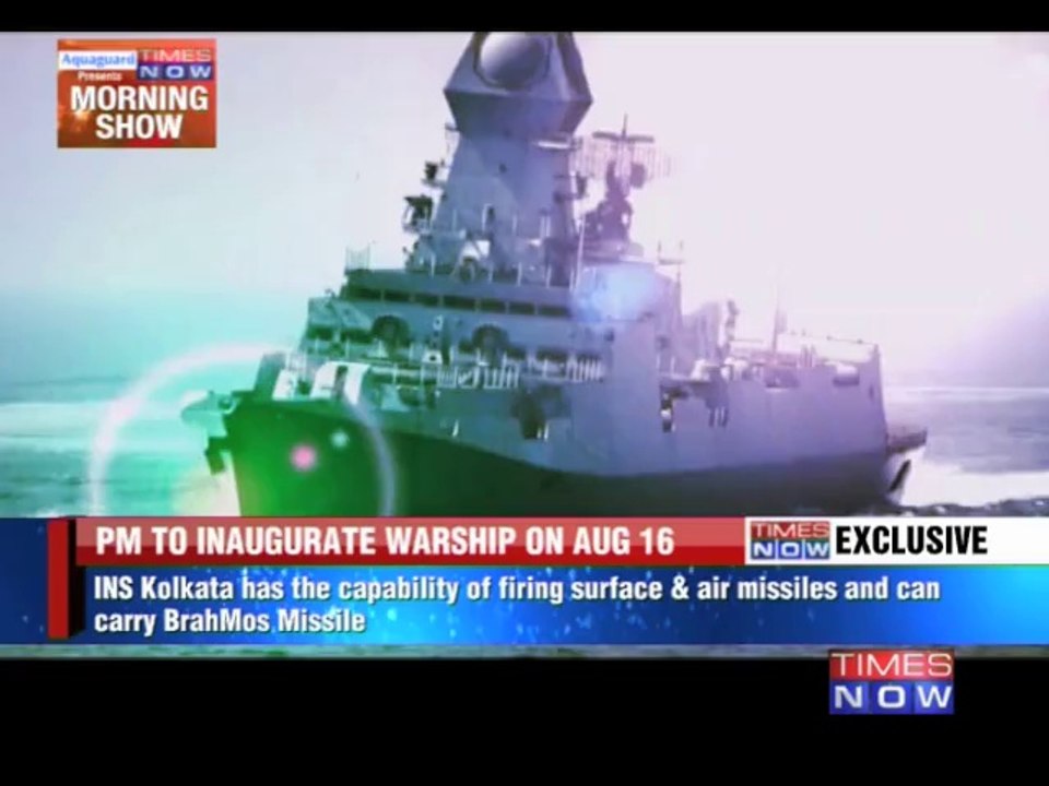TIMES NOW onboard INS Kolkata