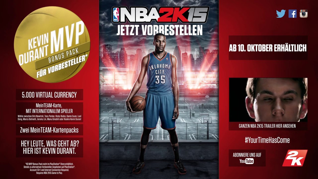 NBA 2K15 - Pharrell Williams Trailer [DE]