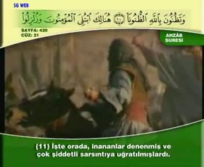 Deprem ayeti 2 - Ahzab Suresi 10-11.ayetler - Abdussamed