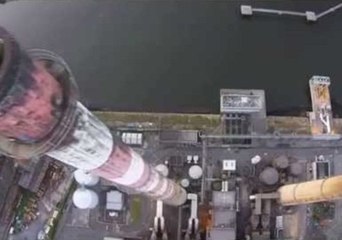 Incredible Drone Video Shows Height of Dublin's Poolbeg Chimneys