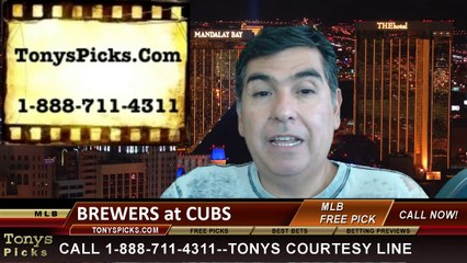 MLB Odds Chicago Cubs vs. Milwaukee Brewers Pick Prediction Preview 8-14-2014