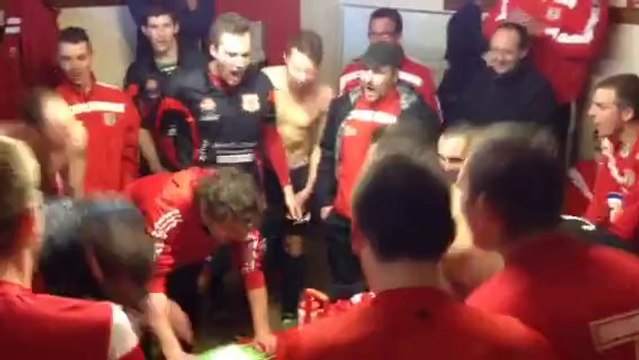 Cri de guerre lors du grand chelem Seniors