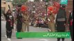 flag ceremony on wagah border