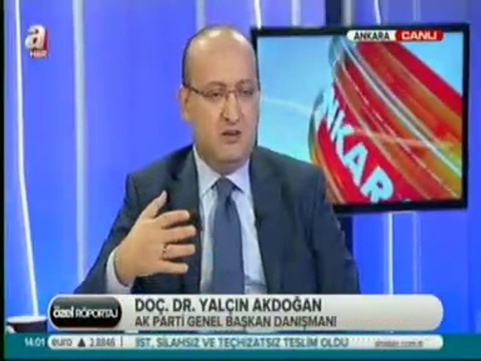 Ankara Milletvekili Başbakan Baş Danışmanı Yalçın AKDOĞAN, "Ekmeleddin İhsanoğlu'nu Destekleyen Partiler Kaybedenler Klübünün Üyeleridir"
