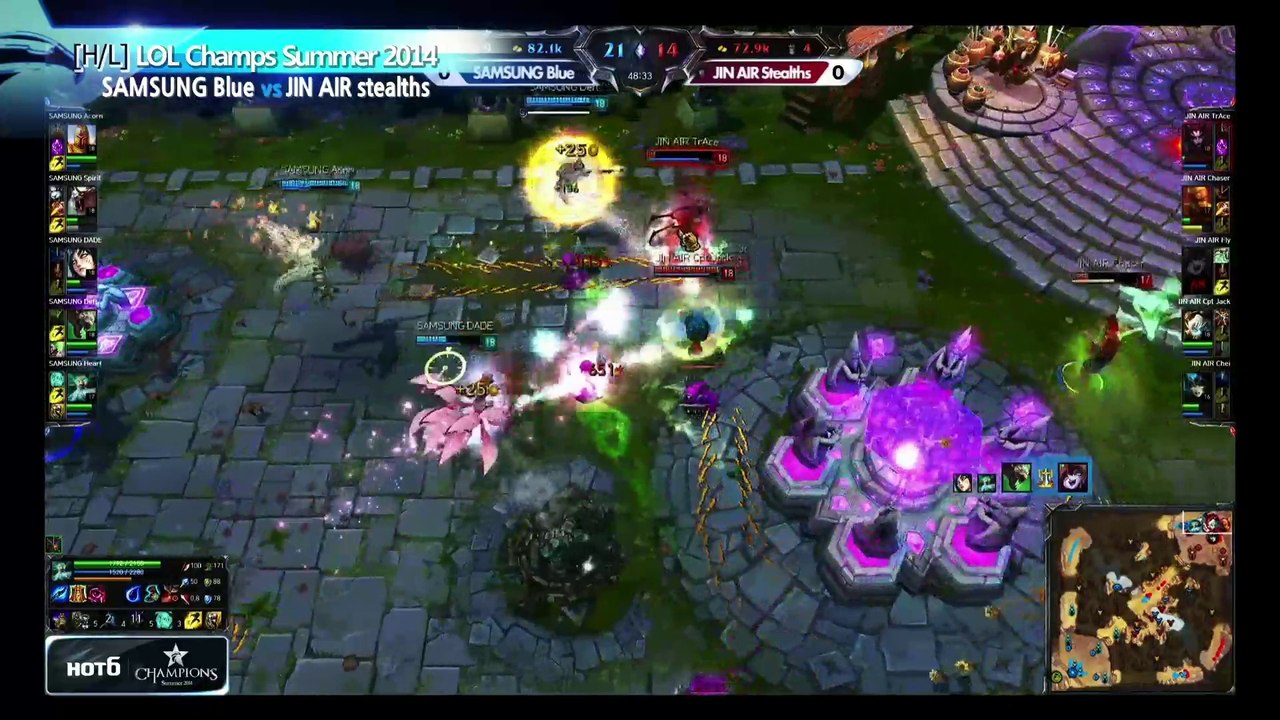 KT Arrows vs SAMSUNG Blue - FINAL - OGN Summer 2014 PART 1