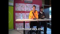 Rudi Garcia in conferenza stampa a Bad Waltersdorf