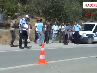 Motosiklet Devrildi, Sürücü Ağır Yaralandı