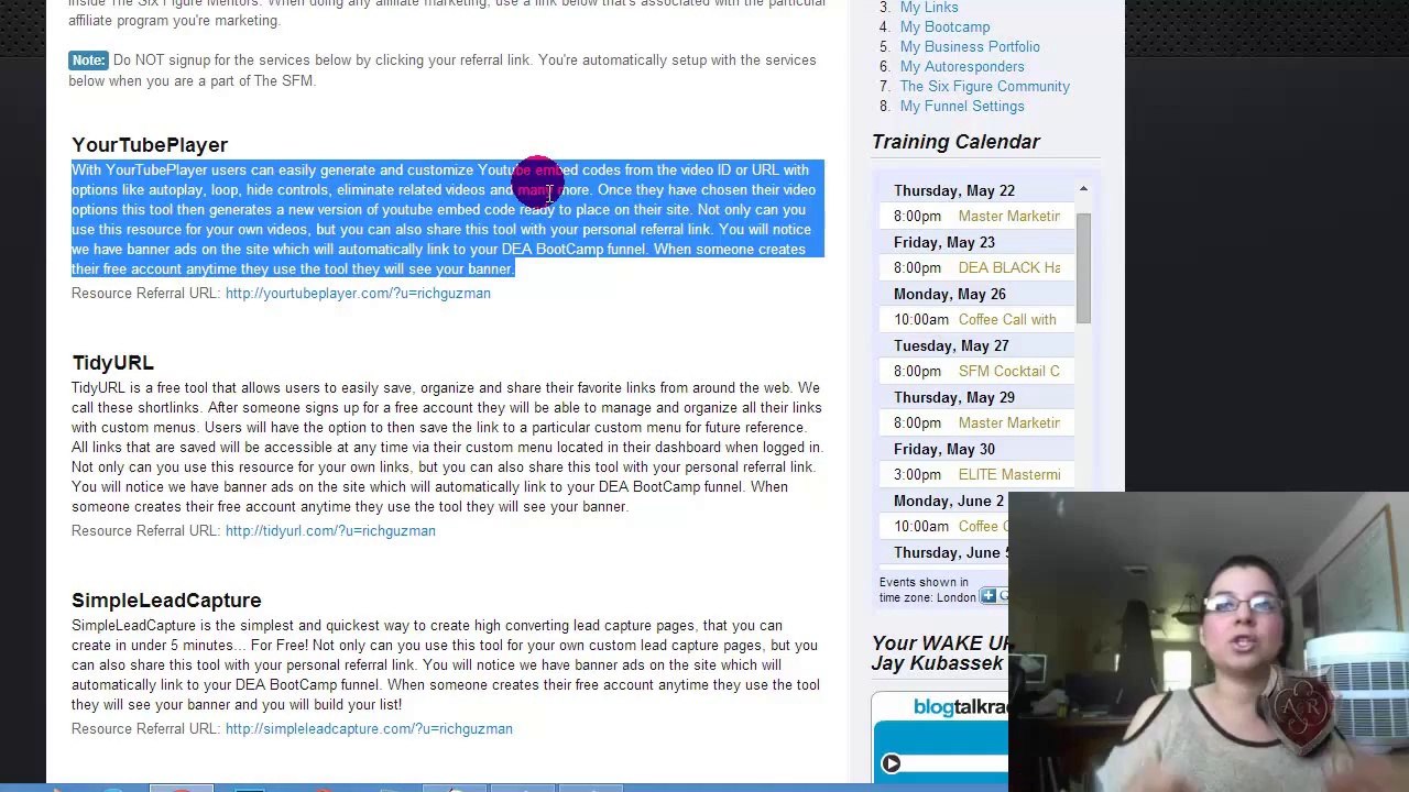 Six Figure Mentors Training | #2 Marketing Tab Overview