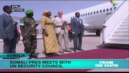 Somali president meets with UN officials