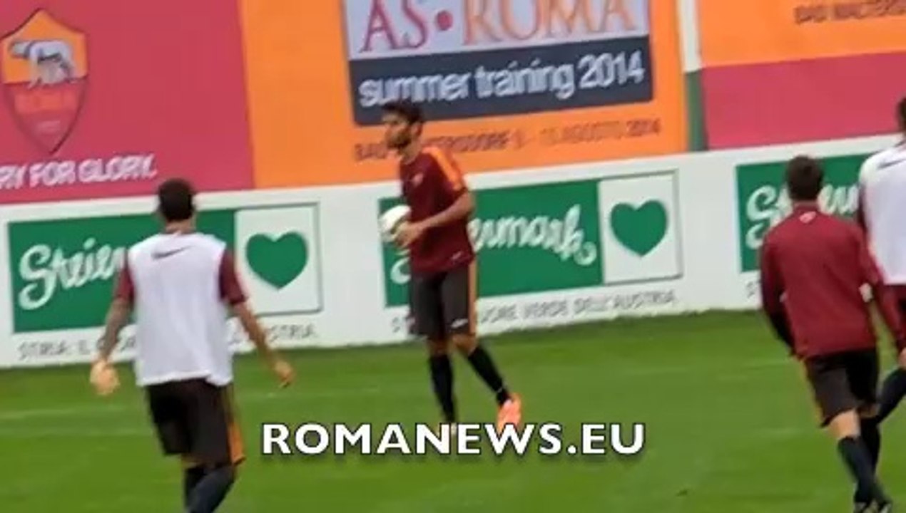 Partitella e allenamento della ASRoma a Bad Waltersdorf