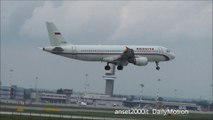 Rossiya Airlines Airbus A320 VQ-BDR in Milan Malpensa Airport. Landing and Takeoff