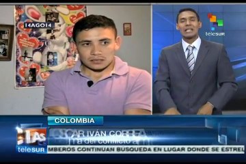 Campesinos colombianos son víctimas de la guerra