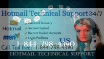 Hotmail Technical Support USA & Canada 1-844-798-4390