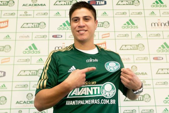 Cristaldo chega ao Palmeiras mostrando fome de gol
