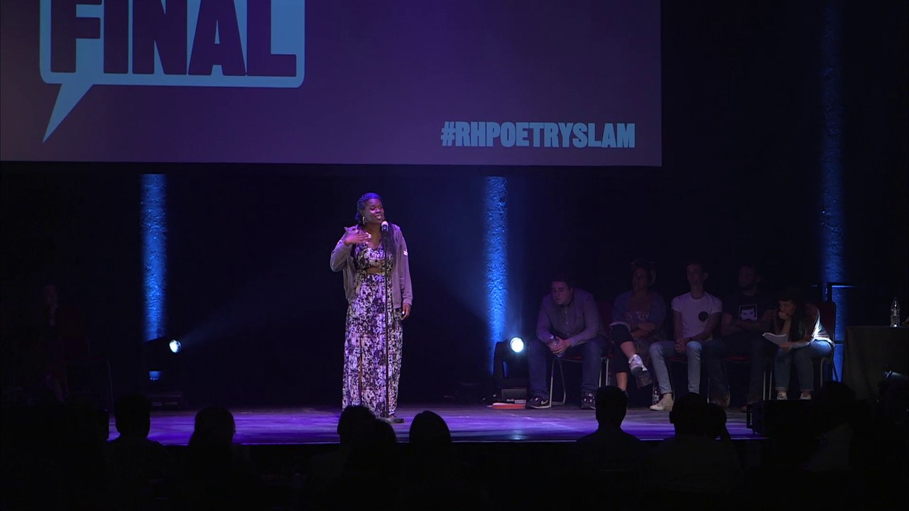 Poetry Slam 2014 Winners: Vanessa Kisuule (1st place)