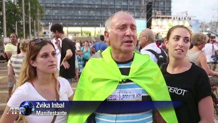 Israelenses exigem fim dos foguetes palestinos