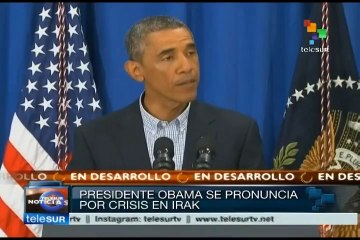 Obama advierte continuará bombardeando a yihadistas en Irak