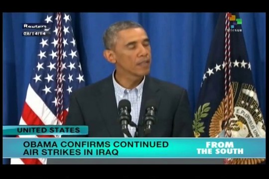 Obama announces stepped up air strikes inn Iraq