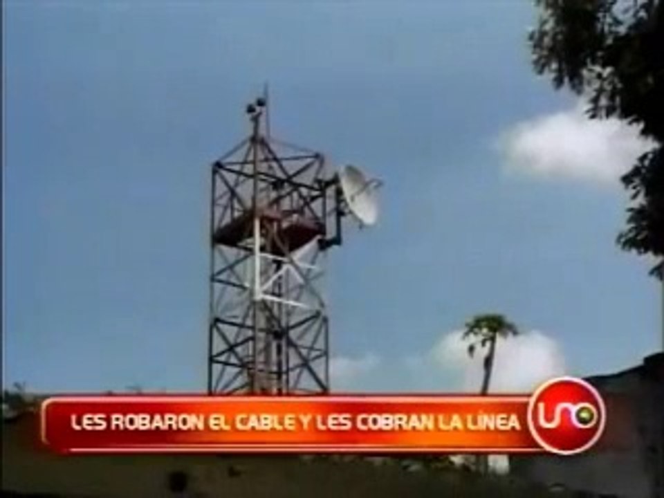 Les robaron el cable y les cobran la línea