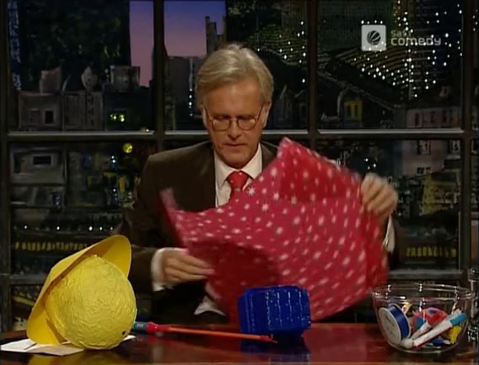 Die Harald Schmidt Show - 1159 - 2002-11-06 - Michael Mittermeier, Laternenbasteln