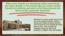 Where And Why Are Carbon Monoxide Detectors Required